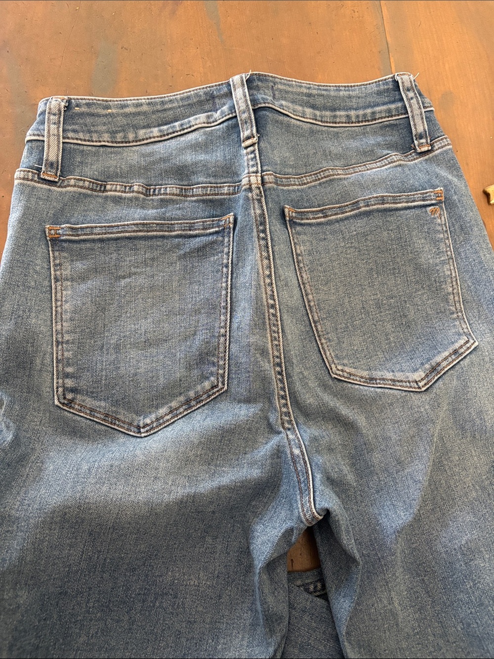 MADEWELL 29 CURVY roadtripper Light Wash Straight Jeans denim - Light Blue wash - Picture 7 of 7